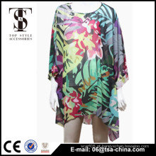 Verão design simples estilo floral impressão mulheres sexy vestido